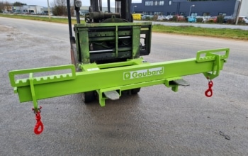 potence de levage réglable à crémaillères