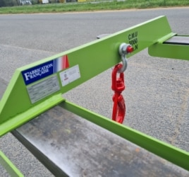 potence de levage 1 crochet tournant sur chariot élévateur charge 3000kg