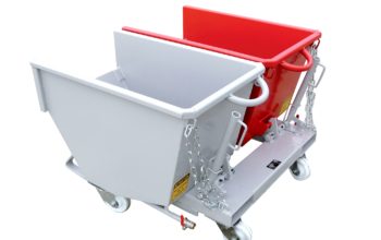 Benne basculante à compartiments