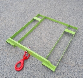 potence de levage 1 crochet gamme CR-C montage sur fourches chariot élévateur